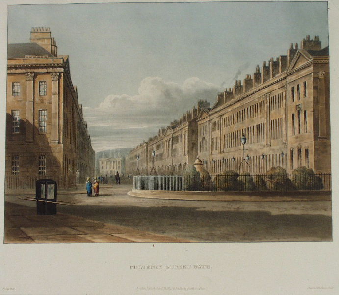 Pulteney Street, Bath, early nineteenth-century (Victoria Art Gallery, Bath).