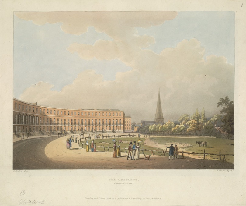 The Crescent, Cheltenham, 1813 (British Library).