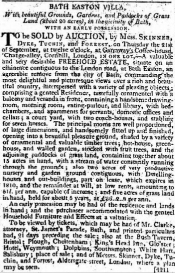 Salisbury and Winchester Journal, 14th August 1809